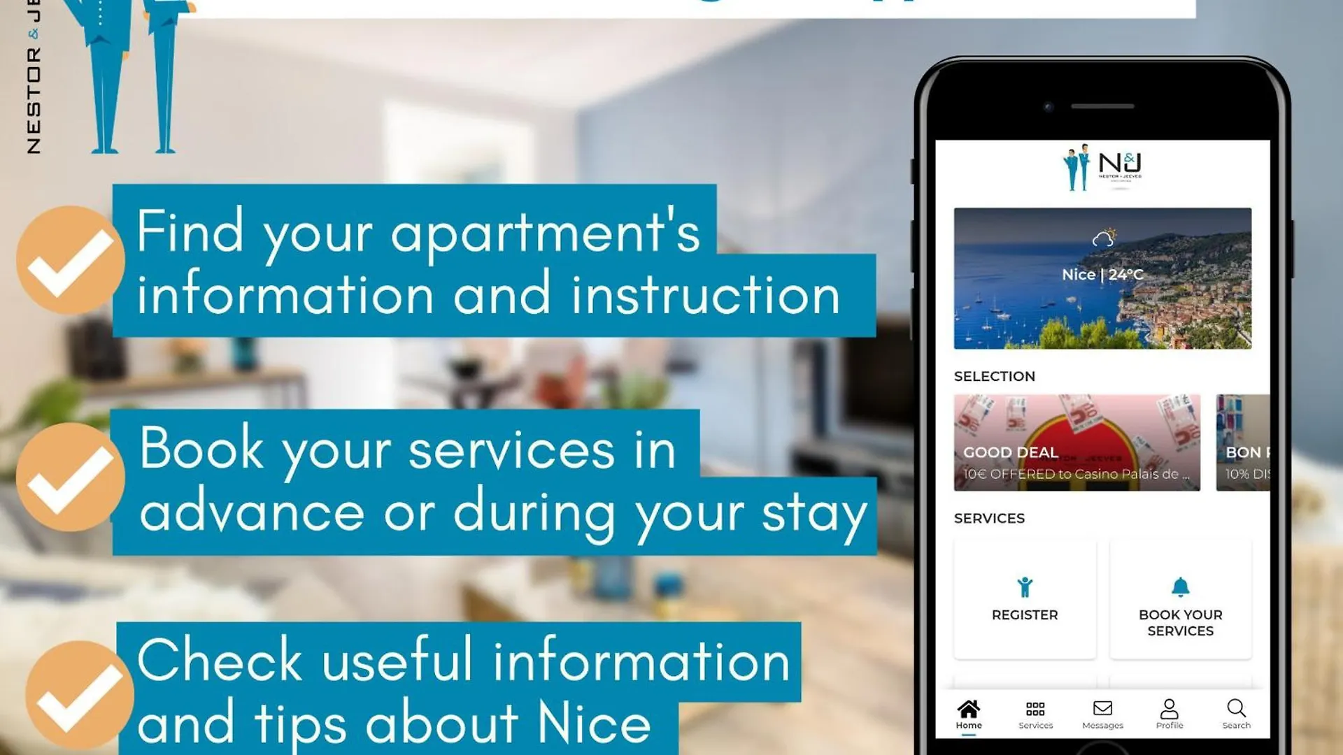 Nestor&Jeeves - Lifestyle - Terrace - Modern Apartment Nice France
